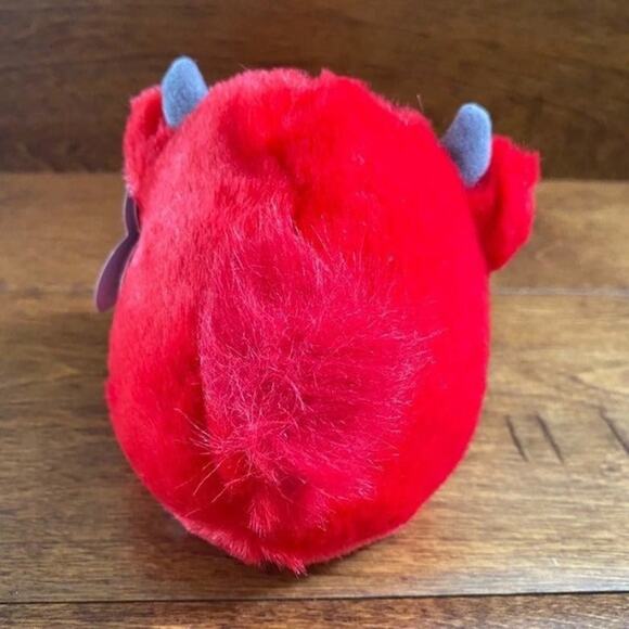 SWIBCO Puffkins Vintage 1990s "Bruno" Bull Plush - Picture 3 of 3